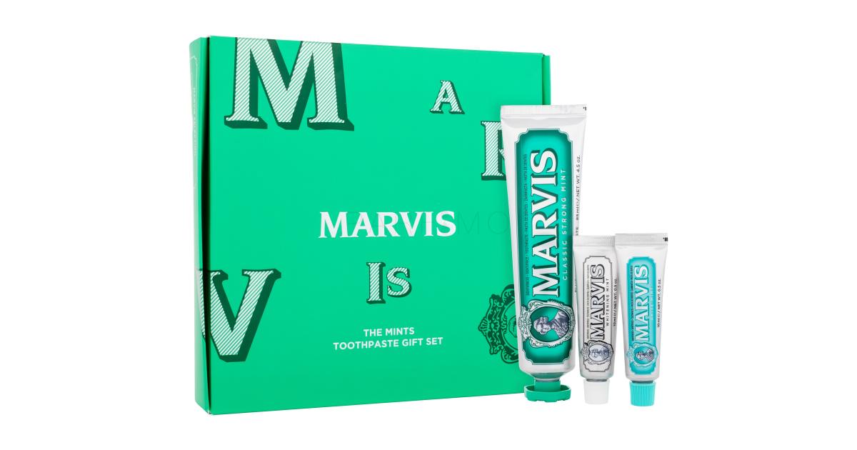 Marvis The Mints Toothpaste Set Cadou Past De Din I Classic Strong