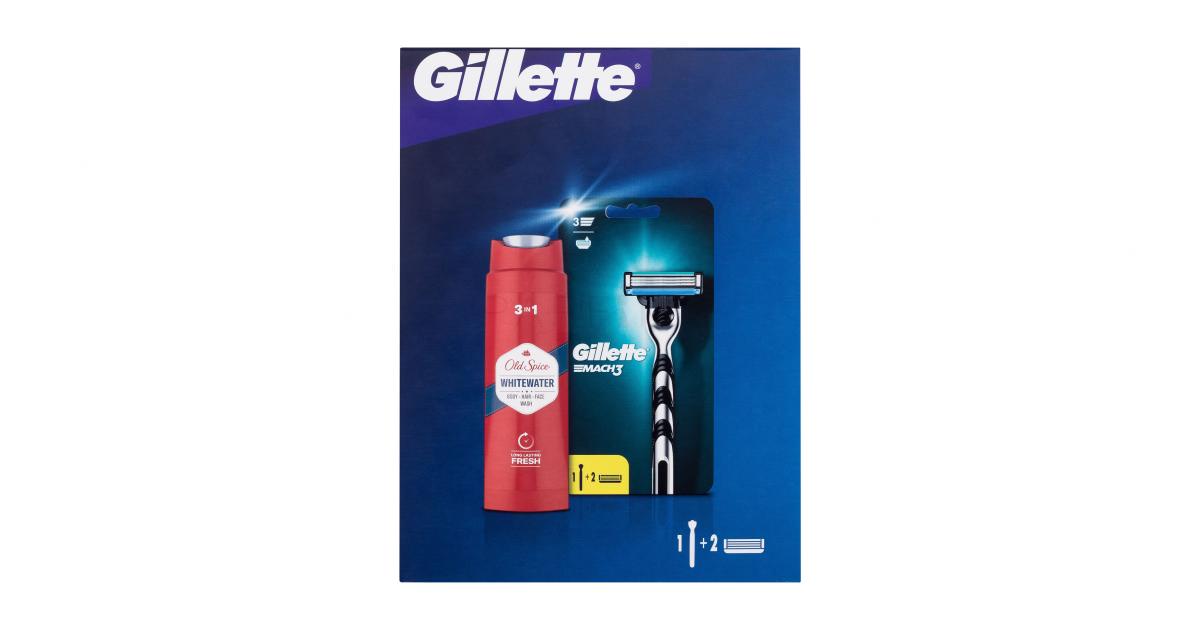 Gillette Mach Set Cadou Aparat De Ras Buc Cap De Rezerva Buc