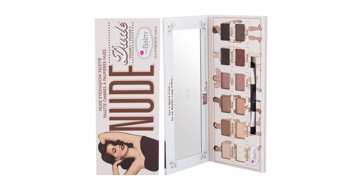 TheBalm Nude Dude Volume 2 Eye Shadow Palette Fard De Pleoape Pentru