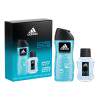 Adidas Ice Dive Set cadou Apa de toaleta 50 ml + Gel de dus 250 ml