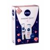 Nivea Care &amp; Diamond Set cadou crema de dus 250 ml + antiperspirant Black &amp; White Invisible Clear 150 ml + crema universala 30 ml