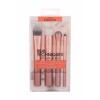 Real Techniques Brushes Prep &amp; Prime Set cadou pensula pentru primer 1 buc + pensula pentru exfoliere 1 buc +  roll-on pentru conturul ochilor 1 buc + pensula pentru exfolierea buzelor 1 buc