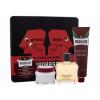 PRORASO Red After Shave Lotion Set cadou aftershave 100 ml + crema de barbierit 150 ml + crema inainte de barbierit 100 ml + cutie