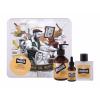 PRORASO Wood &amp; Spice Beard Wash Set cadou șampon pentru barbă 200 ml + balsam pentru barbă 100 ml + ulei pentru barbă 30 ml + cutie de staniu