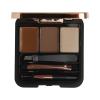 Makeup Revolution London Brow Sculpt Kit Truse de contur pentru femei 2,2 g Nuanţă Brown