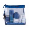 Clarins Men Set cadou antiperspirant 50 ml + gel hidratant Super Moisture 50 ml + gel de duș 30 ml + gel de curățare 30 ml + ser pentru ochi 3 ml + geanta cosmetica