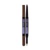 Maybelline Express Brow Satin Duo Creion pentru femei 0,71 g Nuanţă Medium Brown