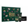 Dsquared2 Green Wood Set cadou Apă de toaletă 100 ml + gel de duș 100 ml + husă pentru carduri