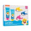 Pinkfong Baby Shark Gift Set Set cadou Spumă de baie Baby Shark 75 ml + șampon și balsam 2in1 Baby Shark 75 ml + jucarie de baie 3 buc