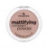 Essence Mattifying Compact Powder Pudră pentru femei 12 g Nuanţă 10 Light Beige