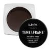 NYX Professional Makeup Tame &amp; Frame Tinted Brow Pomade Gel și ceară pentru femei 5 g Nuanţă 05 Black