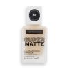 Revolution Relove Super Matte 2 in 1 Foundation &amp; Concealer Fond de ten pentru femei 24 ml Nuanţă F2