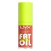 NYX Professional Makeup Fat Oil Lip Drip Ulei de buze pentru femei 4,8 ml Nuanţă 06 Follow Black