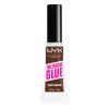 NYX Professional Makeup The Brow Glue Instant Brow Styler Gel și ceară pentru femei 5 g Nuanţă 04 Dark Brown