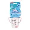 Canpol babies Exotic Animals Non-Spill Expert Cup With Weighted Straw Pink Căni pentru copii 270 ml