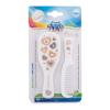 Canpol babies Newborn Baby Baby Brush With Comb Hearts Piepteni de păr pentru copii Set