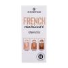 Essence French Manicure Stencils 01 Walk The Line Manichiură pentru femei Set