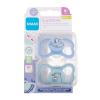 MAM Supreme Silicone Pacifier 6m+ Blue &amp; Turquoise Suzete pentru copii 2 buc