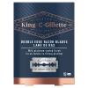 Gillette King C. Double Edge Safety Razor Blades Rezerve lame pentru bărbați Set