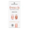 Essence French Manicure Stencils 01 French Tips &amp; Tricks Manichiură pentru femei Set