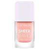 Catrice Sheer Beauties Nail Polish Lac de unghii pentru femei 10,5 ml Nuanţă 050 Peach For The Stars