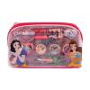 Lip Smacker Disney Princess Essential Makeup Bag Set cadou Luciu de buze 2 x 2 ml + luciu de buze cremos 2 x 0,8 g + cremă iluminatoare 3 x 1,6 g + inel 2 buc + pandantiv + aplicator + geantă cosmetică