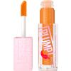 Maybelline Lifter Plump Luciu de buze pentru femei 5,4 ml Nuanţă 008 Hot Honey