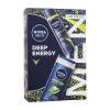 Nivea Men Deep Energy Set cadou Antiperspirant Men Deep Sport 150 ml + gel de duș Men Energy 250 ml