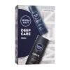 Nivea Men Deep Care Set cadou Antiperspirant Men Deep Darkwood 150 ml + gel de duș Men Deep Clean 250 ml