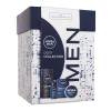 Nivea Men Deep Collection Set cadou Cremă pentru față, corp și mâini Men Creme 75 ml + apă după ras Men Deep Comfort 100 ml + antiperspirant Men Deep Darkwood 50 ml + gel de duș Men Deep Clean 250 ml