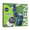 Nivea Men Feeling Game On Set cadou Crema de față, corp și mâini Men Creme 150 ml + antiperspirant Men Ultra Charge 150 ml + gel de duș Men Ultra Charge 250 ml