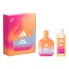 Adidas Vibes Get Comfy Set cadou Apă de parfum 100 ml + gel de duș 100 ml