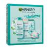 Garnier Skin Naturals Hyaluronic Aloe for Hydrating Set cadou Gel pentru ten Skin Naturals Hyaluronic Aloe Jelly Daily Moisturizing Care 50 ml + apă micelară Skin Naturals Micellar Hyaluronic Aloe 400 ml + mască pentru ten Skin Naturals Hyaluronic Aloe Serum Tissue Mask 28 g Cutie cu defect