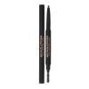 Makeup Revolution London Duo Brow Definer Creion pentru femei 0,25 g Nuanţă Medium Brown