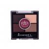 Rimmel London Glam Eyes HD Fard de pleoape pentru femei 3,8 g Nuanţă 022 Brixton Brown