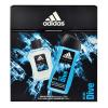 Adidas Ice Dive Set cadou apa de toaleta 100 ml + gel de dus 250 ml Cutie cu defect