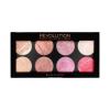 Makeup Revolution London Blush Palette Fard de obraz pentru femei 12,8 g Nuanţă Blush Queen