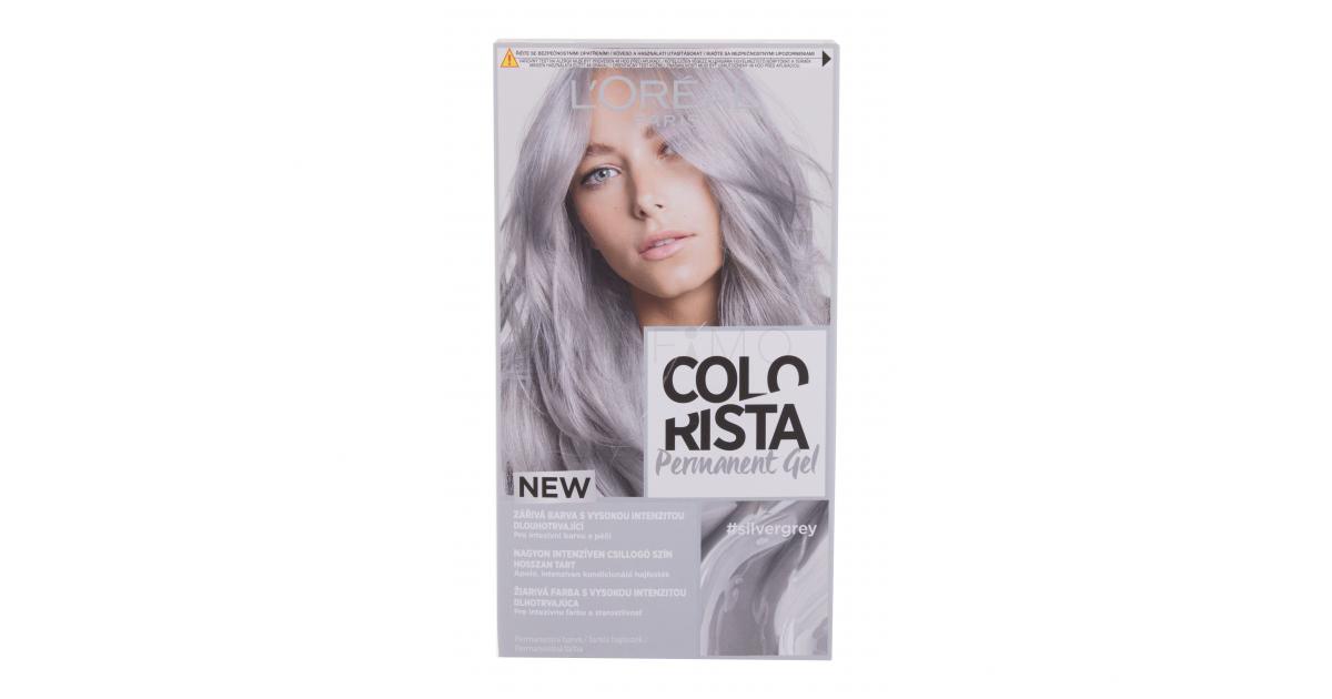 2. L'Oreal Paris Colorista Silver Grey Permanent Hair Toner Gel - wide 4