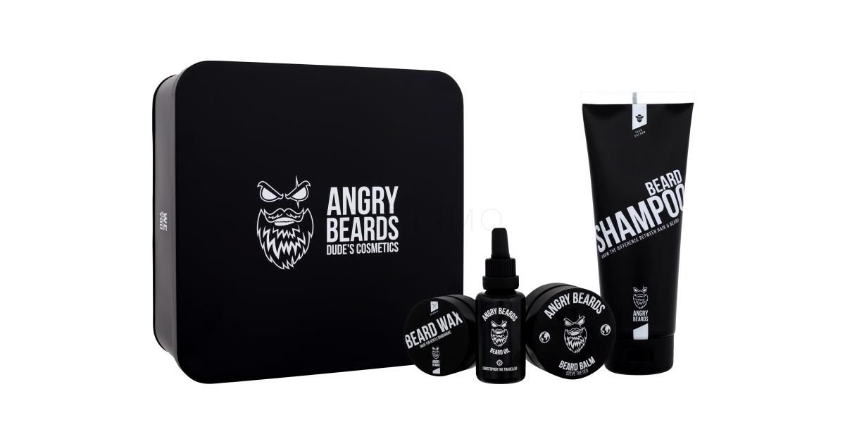 Angry Beards Beard Grooming Set CEO Șampoane pentru barbă pentru