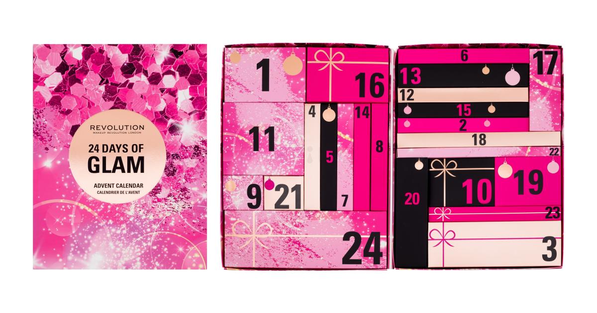 Makeup Revolution London 24 Days Of Glam Advent Calendar Set cadou