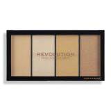 Makeup Revolution London Re-loaded Palette Iluminator pentru femei 20 g Nuanţă Lustre Lights Warm