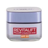 L'Oréal Paris Revitalift Filler HA SPF50 Cremă de zi pentru femei 50 ml