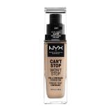 NYX Professional Makeup Can't Stop Won't Stop Fond de ten pentru femei 30 ml Nuanţă 05 Light