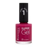 Rimmel London Super Gel STEP1 Lac de unghii pentru femei 12 ml Nuanţă 026 Sun Fun Daze