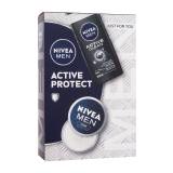 Nivea Men Active Protect Set cadou Cremă pentru față, corp și mâini Men Creme 75 ml + Gel de duș Men Active Clean 250 ml