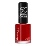 Rimmel London 60 Seconds Super Shine Lac de unghii pentru femei 8 ml Nuanţă 315 Queen Of Tarts