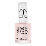 Rimmel London Super Gel French Manicure STEP1 Lac de unghii pentru femei 12 ml Nuanţă 091 English Rose