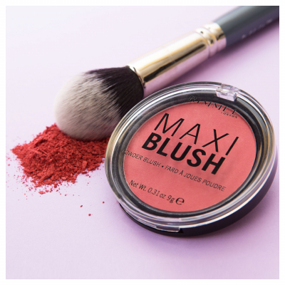 Rimmel London Maxi Blush Fard de obraz pentru femei 9 g Nuanţă 004 Sweet Cheeks