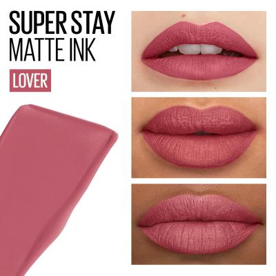 Maybelline Superstay Matte Ink Liquid Ruj de buze pentru femei 5 ml Nuanţă 15 Lover