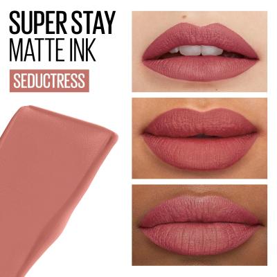 Maybelline Superstay Matte Ink Liquid Ruj de buze pentru femei 5 ml Nuanţă 65 Seductress